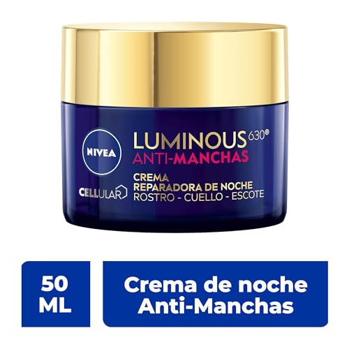 NIVEA Luminous 630 Crema Reparadora Noche | Antienvejecimiento y Luminosidad
