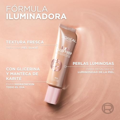 L'ORÉAL Paris Lumi Glotion Iluminador Hidratante 40ml | Glow Natural