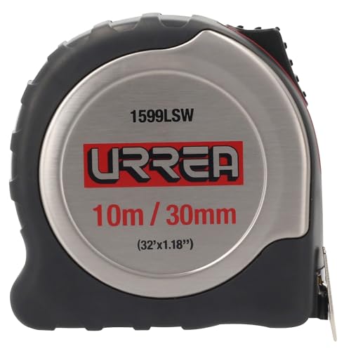 Flexómetro Urrea Acero Inoxidable 10 m x 30 mm