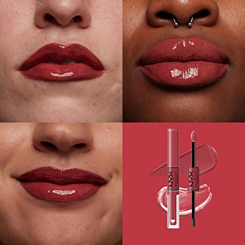 NYX Professional Makeup, Shine Loud, Labial Líquido Larga Duración, Movie Maker