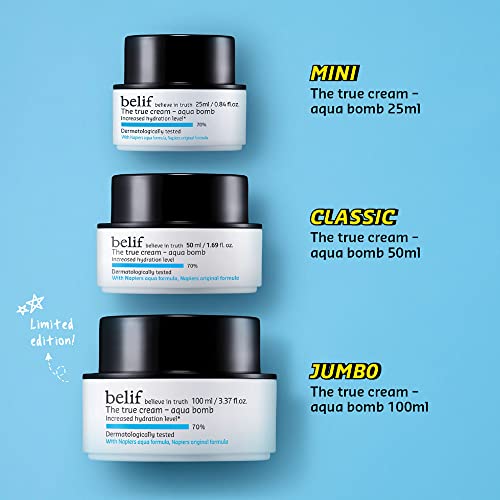 Belif the True Cream Aqua Bomb | Moisturizer for Combination to Oily Skin | Face Cream, Hydration, Clean Beauty