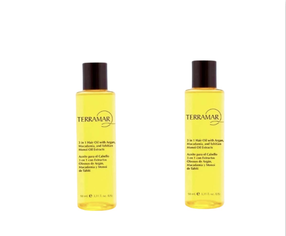 Oleo terramar 98 ml para cabello matratado, procesado, puntas abiertas, nueva presentacion de viaje