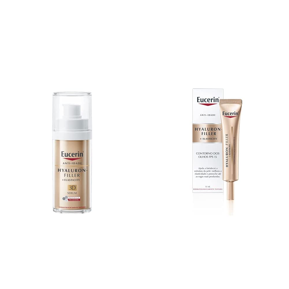 Eucerin Hyalluron Filler Elasticity Serum 30ml + Hyaluron Filler Elasticity Contorno de Ojos FPS 15