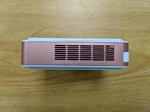 EZCast Proyector de Viaje J4 2024: Portátil con batería y Altavoz Integrados. Ideal para Camping y Viajes. DLP 1080p, Compatible con HDMI, USB, iPhone y Dispositivos Android