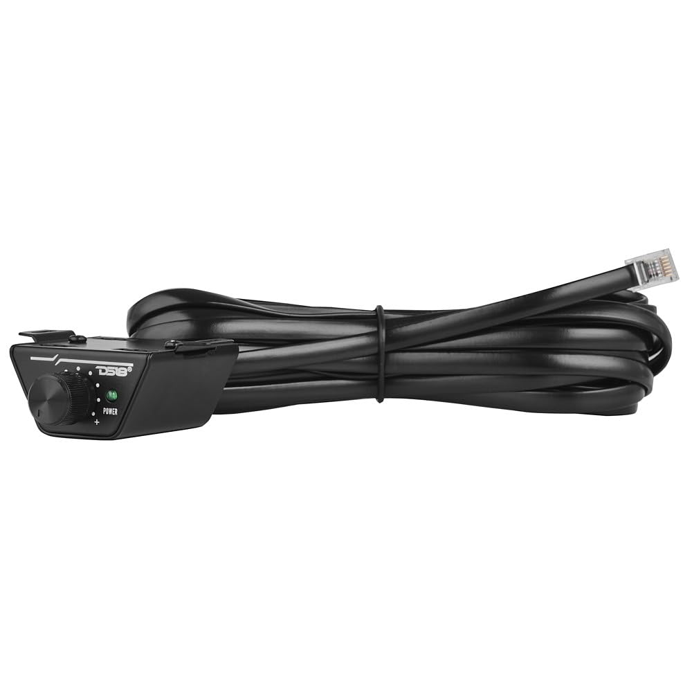 DS18 DBPM100 Procesador de graves digital para coche, 2 canales de preamplificador de entrada/salida, filtro subsónico, restauración digital, potenciador, control de nivel remoto con clip LED