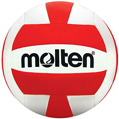 Pelota de Voleibol Molten Rojo Blanco Tamaño y Peso Oficial
