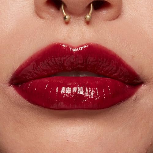 NYX Professional Makeup, LIP IV Gloss Serum Hidratante, Tono: Mauve N Moist. Tinta de Labios hidratante con alto pigmento infusionado con agua de coco y magnesio. Fórmula vegana.