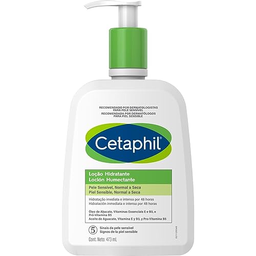 CETAPHIL Loción Humectante 473 ml | Hidratación 48 Horas Piel Sensible