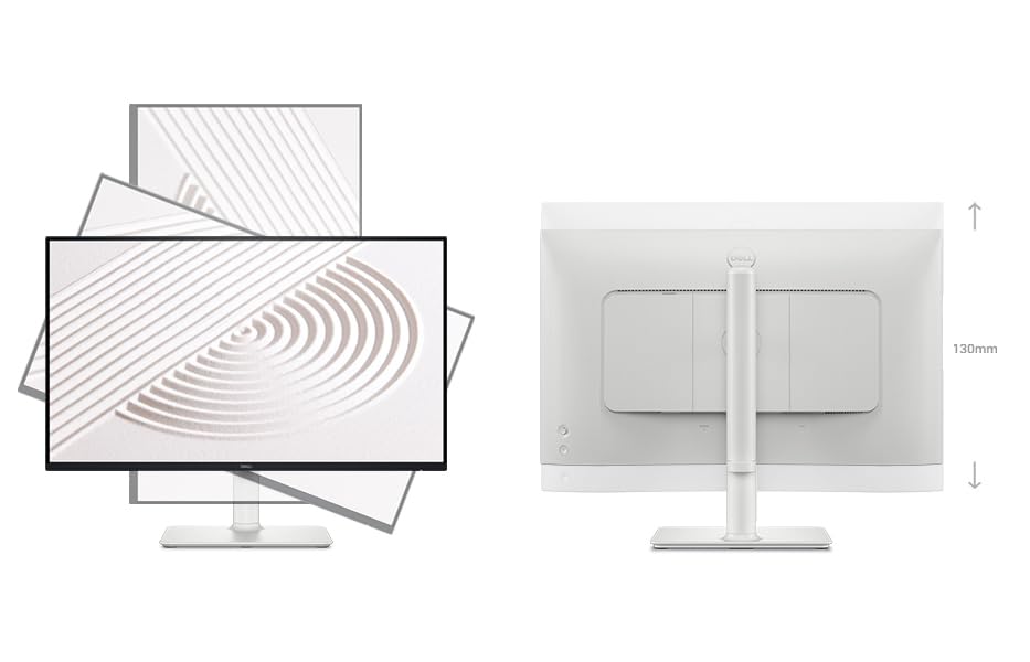 Monitor Dell S24 pulgadas, LED FHD – Frecuencia de actualización de 100 Hz, Relación de contraste 15001, AMD FreeSync – VESA, altavoz integrado de 2 x 5 W, pivote giratorio HeightTilt, 2 x HDMI