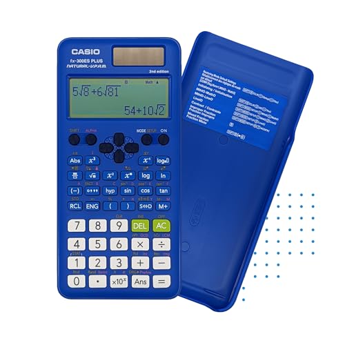 Casio fx-300ES Plus 2ª edición - Calculadora científica estándar | 262 Funciones, visualización de Libros de Texto Natural℠ | Ideal para Escuela Secundaria, matemáticas de Secundaria, estadísticas y