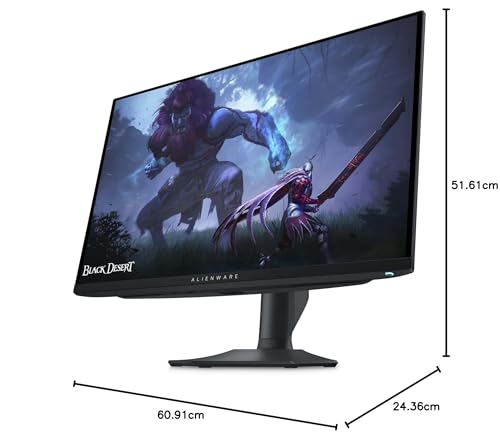 Alienware AW2725DF 27 Zoll QHD (2560x1440) Gaming Monitor, 360Hz, QD OLED, 0.03ms, AMD FreeSync Premium Pro, 99.3% DCI-P3, HDR400, USB-C, 2X DisplayPort, HDMI, 4X USB, 3 Jahre Garantía