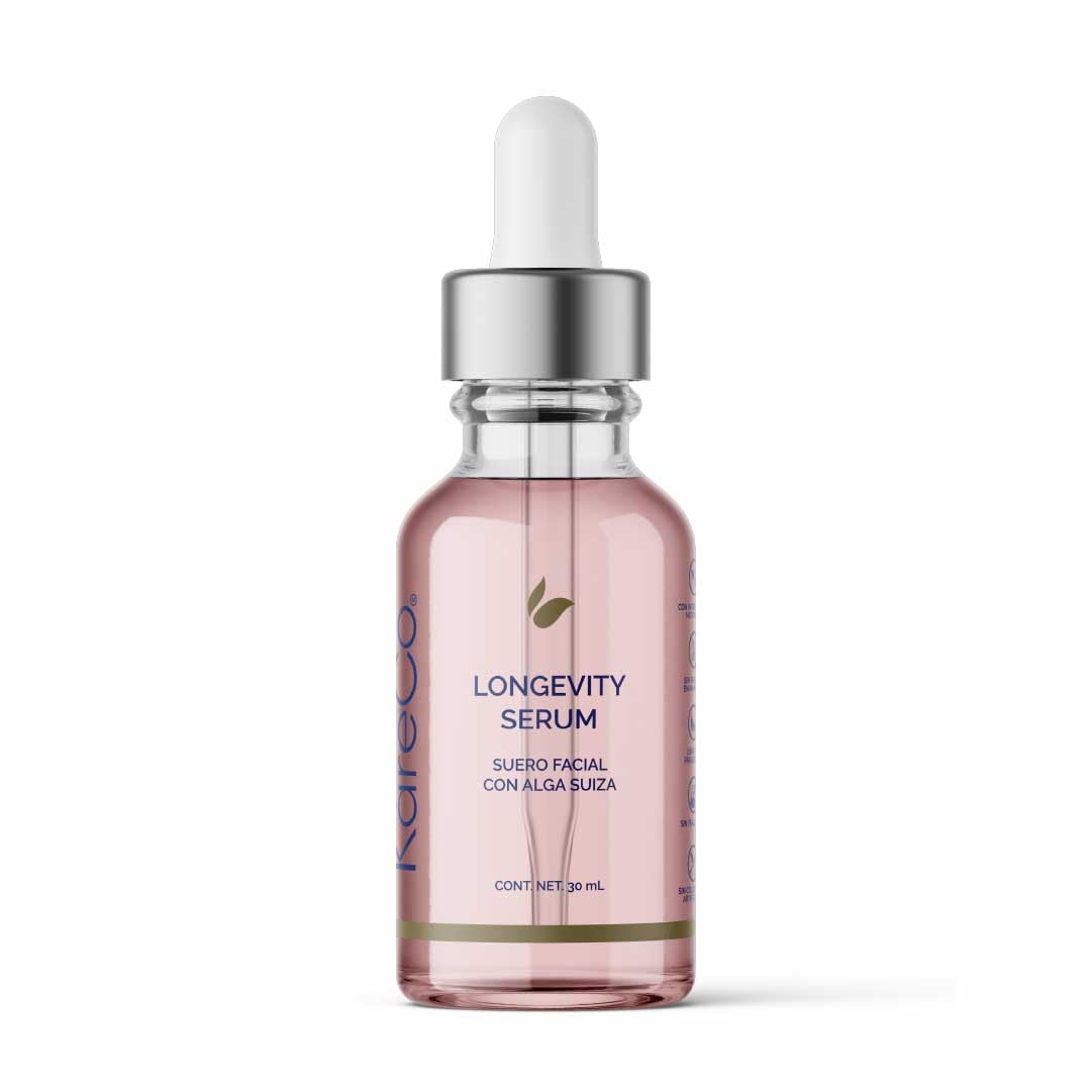 KareCo SERUM FACIAL CON ALGA SUIZA | Serum Facial Antiedad | Redefine la Firmeza y Mejora la Elasticidad con Alga Suiza, Acido Hialuronico, Vitamina C | Skin Care Premium Avanzado.