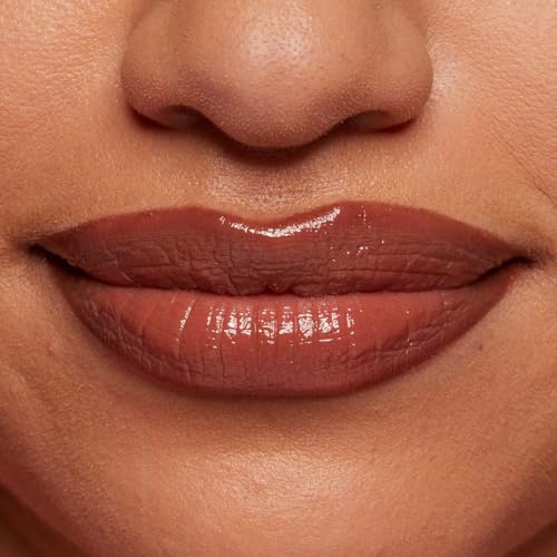 NYX Professional Makeup, LIP IV Gloss Serum Hidratante, Tono: Splash and Spice. Tinta de Labios hidratante con alto pigmento infusionado con agua de coco y magnesio. Fórmula vegana.