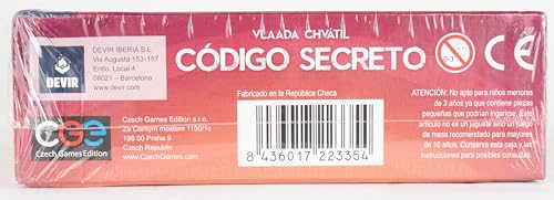 Devir Código Secreto en Español, Juego de Mesa