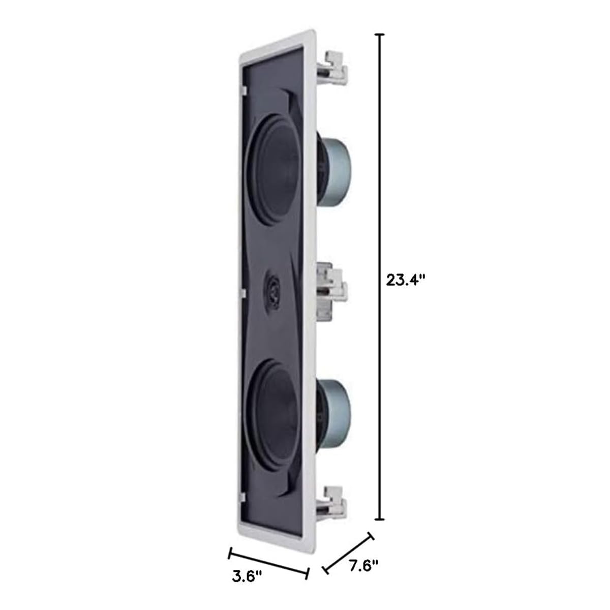 Bocina Yamaha NS-IW760 Negro Blanco Empotrado en Pared/Techo de 2 Vías
