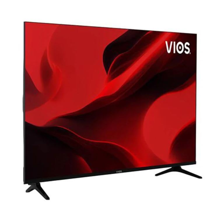 VIOS VI-43T232 Televisor Inteligente Smart TV LED Full HD 1080p de 43" Pulgadas con 60 Hz, Dolby Audio, Diseño Sin Bordes, Conectividad Wi-Fi y HDMI/USB