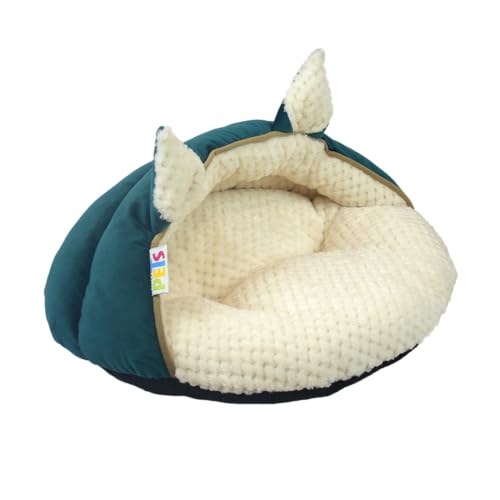Fancy Pets Cama para Gato Balines Mix – Cueva Acolchada Antideslizante de Poliester para Mascotas