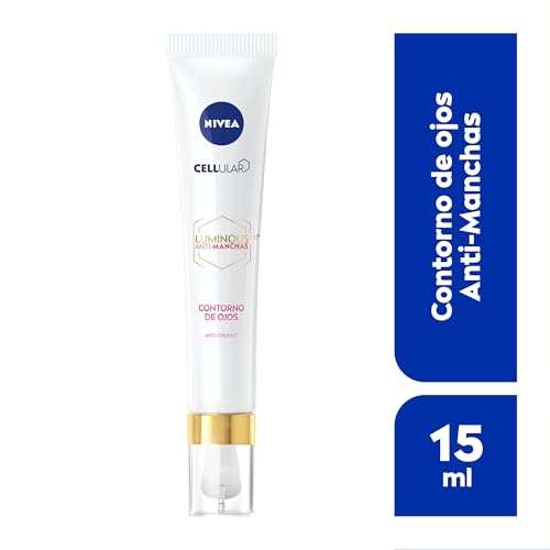 NIVEA Luminous630 Contorno de Ojos Anti-Ojeras 15 ml | Ácido Hialurónico y Cafeína