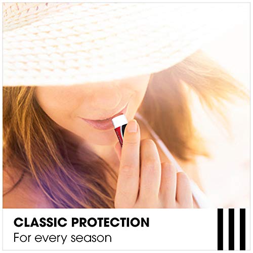 ChapStick Classic (3 Sticks) Cherry, Strawberry & Spearmint Flavor Skin Protectant Flavored Lip Balm Tube, 0.15 Ounce Each