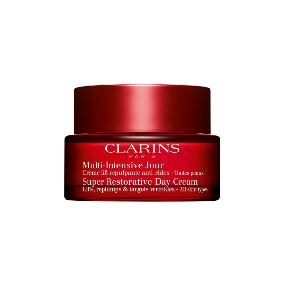 Clarins Super Restorative Day Cream | Anti-Aging Moisturizer for Mature Skin | Replenishes & Illuminates | 1.7 oz
