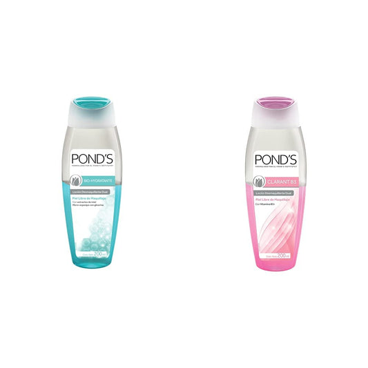 POND'S Desmaquillante bio hydratante 200 ml + Desmaquillante Clarant B3 200 ml