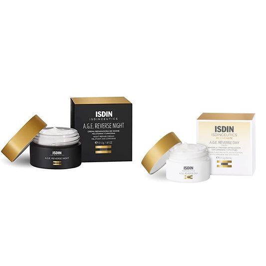 Isdinceutics Crema de noche A.G.E. Reverse Night + ceutics Crema de día A.G.E. Reverse Day 50 ml