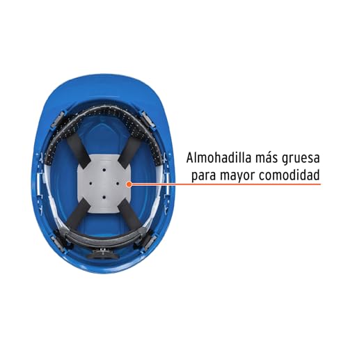 Casco de Seguridad Truper Azul de Polietileno