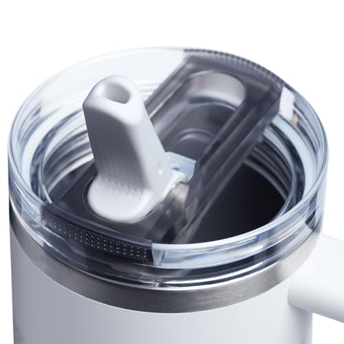 Vaso Stanley Quencher ProTour Negro Abatible con Popote Integrado para Viajes