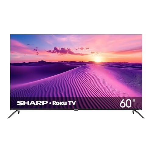 Sharp Frameless 4K Ultra HD TV de 60" - Roku TV con WiFi