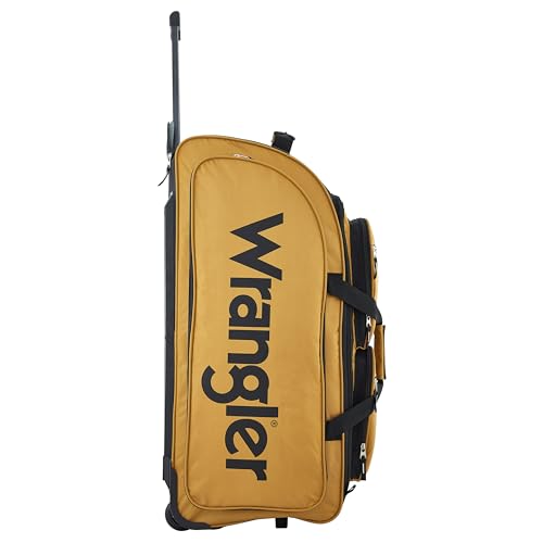 Bolsa de Lona con Ruedas Wrangler Dorado Ámbar Grande 76 cm