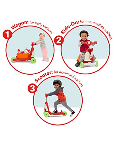Andadera De Actividad 3 En 1 Skip Hop Zorro para Niños Pequeños