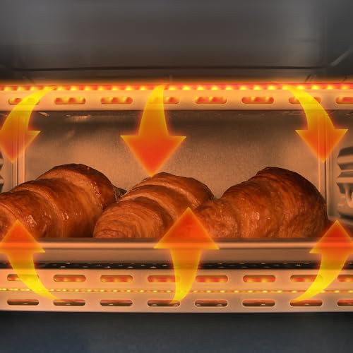 Cecotec Horno de sobremesa Bake&Toast 1090 White, 10 l, 1000 W, temporizador 60 min, temperatura regulable hasta 230 °C, bandeja para hornear, parrilla y pinzas.