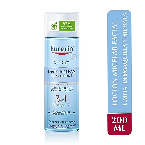 Eucerin Loción Micelar Facial DermatoClean para Todo tipo de piel, 200ml