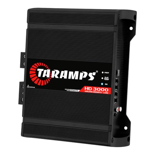 Amplificador Taramps Negro 1 Ohmio 3000 W para Coche
