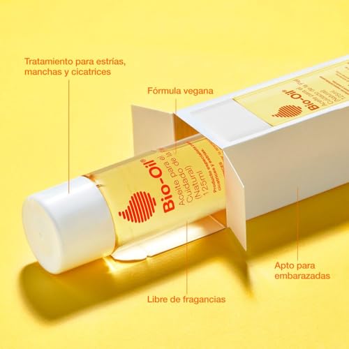 Bio-Oil, Aceite Corporal, Disminuye Cicatrices y Estrías, Elaborado con Aceites Naturales, Skincare Oíl, 125 ml