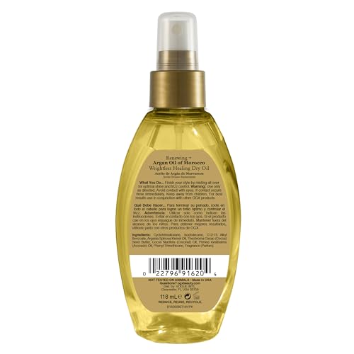 OGX, Tratamiento Capilar Renovador de Aceite de Argán, 118 ml