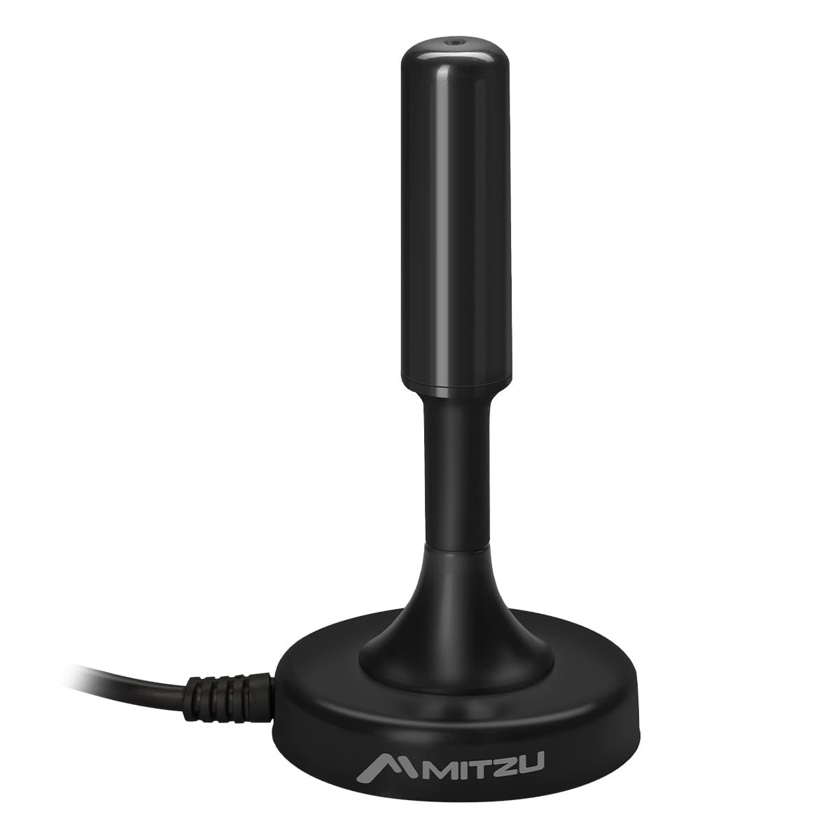 Antena Dual HDTV Interior/Exterior con Base Magnética, Alta Definición 470–860 MHz, Cable de 5 Metros, Señal Digital Estable THD-3010