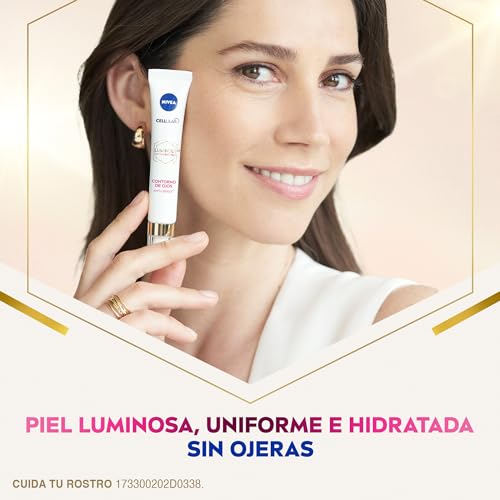 NIVEA Luminous630 Contorno de Ojos Anti-Ojeras 15 ml | Ácido Hialurónico y Cafeína