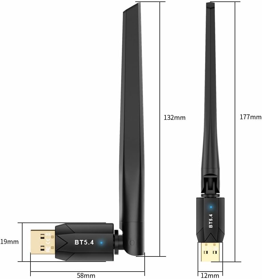 Adaptador Bluetooth FANTIA 150M Larga Distancia para PC y Portátil