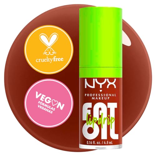 NYX Cosmetics, Fat Oil Lip Drop, Brillo Labial, Livin The Cream