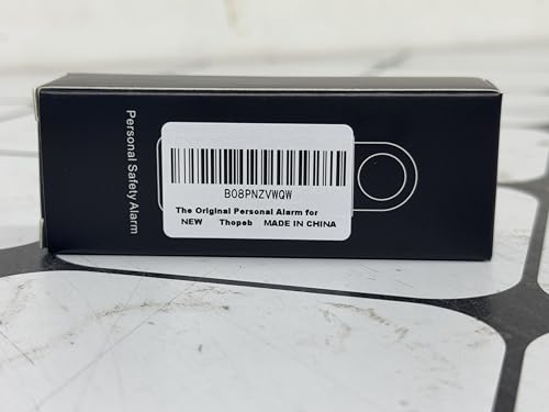 Alarma de Seguridad Personal para Mujer, Luz LED Estroboscópica, Sirena de 130 dB para Universidades