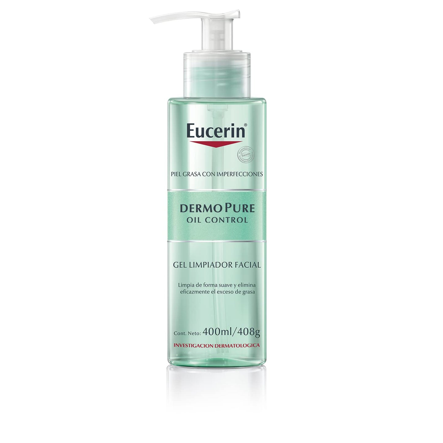 Eucerin Exfoliante facial piel grasa imperfecciones 100ml + Gel limpiador facial piel grasa imperfecciones, 400ml