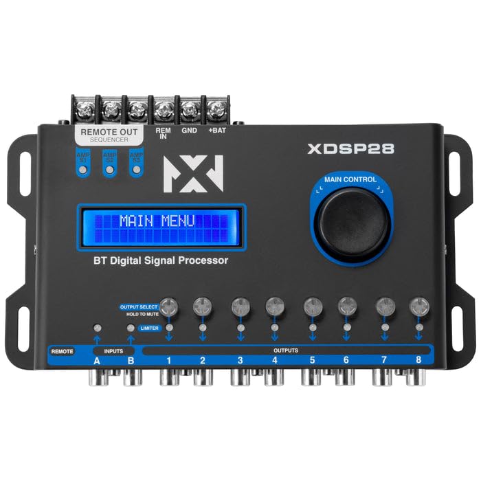 Procesador de Señal Digital NVX X-Series 8 Canales LCD Bluetooth Driver Remoto
