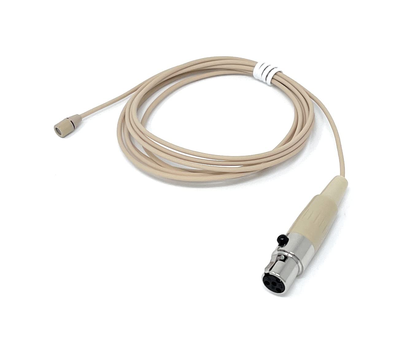 Micrófono de Solapa J&P Beige Mini XLR TA4F para Shure inalámbrico