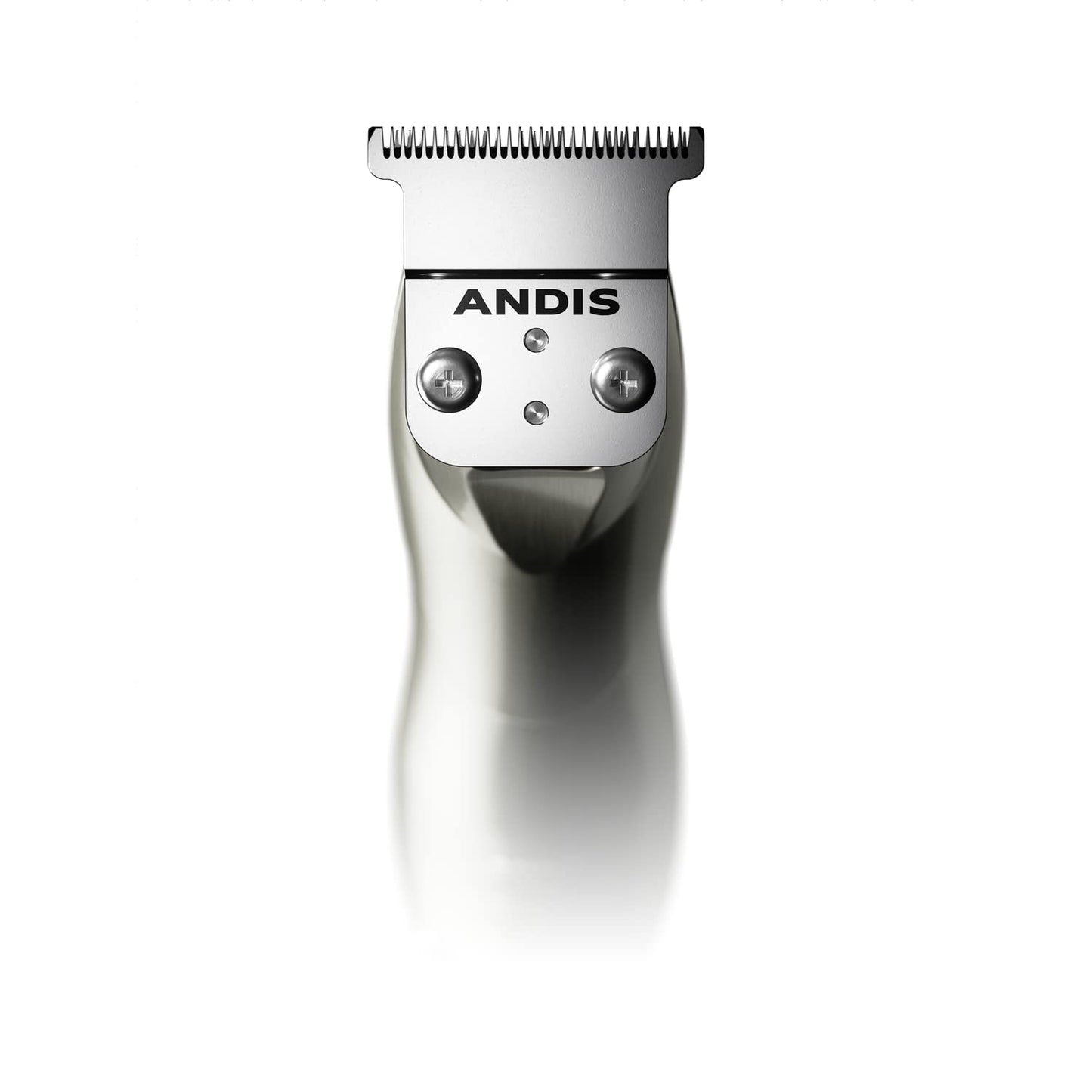 Andis 32810 Slimline Pro - Recortadora de barba sin cable, iones de litio, corte cerrado, hoja en T sin huecos, cromo