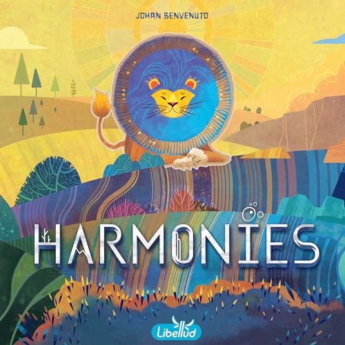 Juego de mesa Harmonies - Crea paisajes oníricos. Juego estratégico y poético, divertido juego familiar para niños y adultos, de 10 años, 1 a 4 jugadores, tiempo de juego de 30 minutos, hecho por