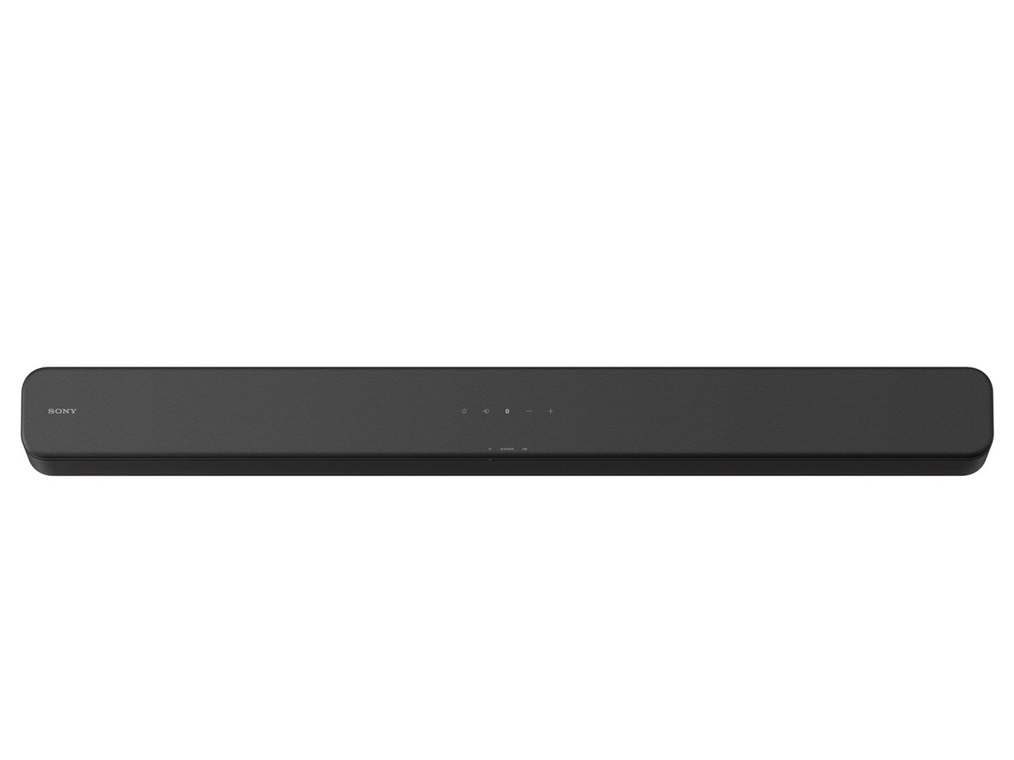 Sony HT-S100F Barra de Sonido Única de 2 Canales con Tecnología Bluetooth, compacta, uso de oficina en casa con sonido claro