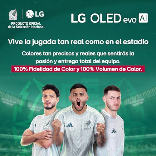 LG Pantalla 83 Pulgadas OLED EVO AI C5 4K Smart TV webOS 2025 OLED83C5PSA|Sistema Operativo webOS | Identificación de Voz AI | 120Hz | Dolby Atmos & Dolby Vision Channels | G-Sync & FreeSync