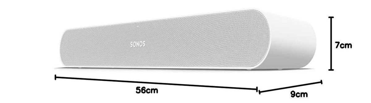 Barra de Sonido Sonos Ray Blanco 2.2CH