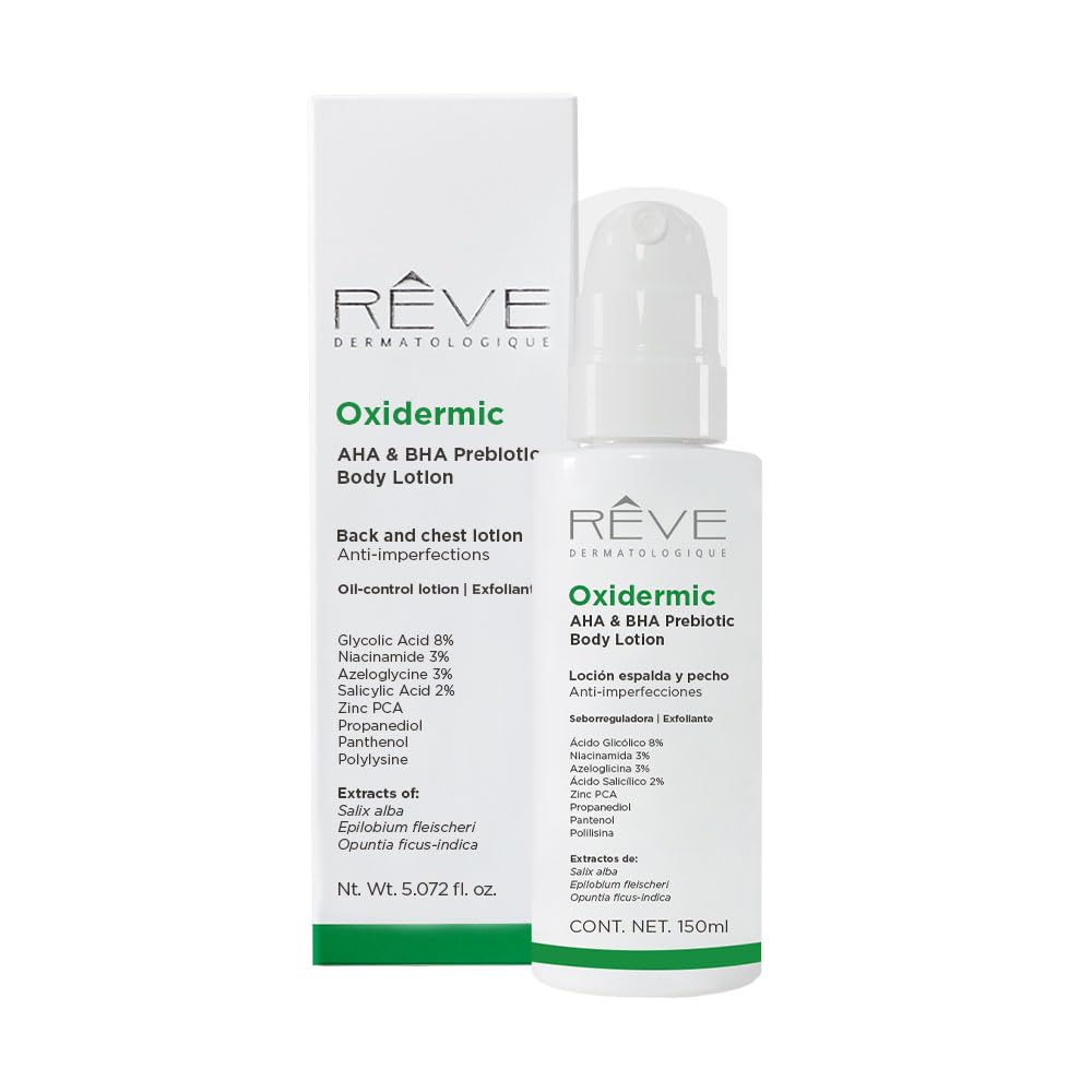 Reve Oxidermic Body Lotion 150ml - Loción Espalda y Pecho - Anti-imperfecciones